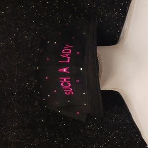 Black & Hot Pink Snap Back Hat